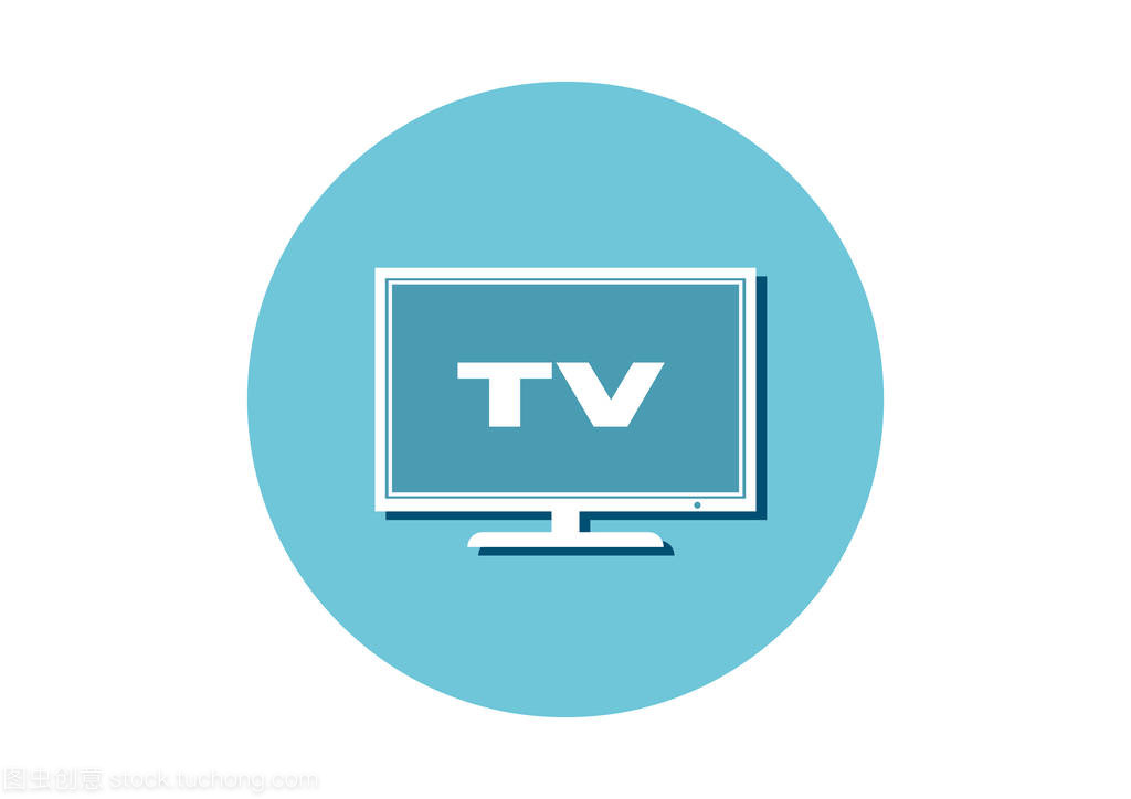 白色背景上的電視圖標(biāo) 從象征到界面的簡(jiǎn)約美學(xué)